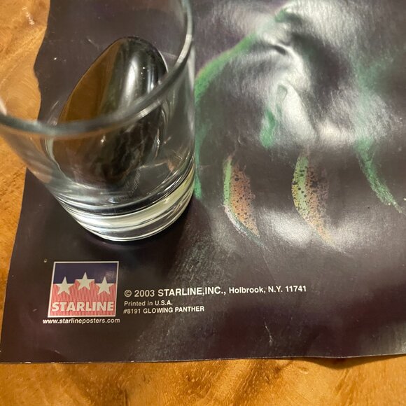 Glowing Black Panther Poster Starline 2003 - Picture 5 of 6